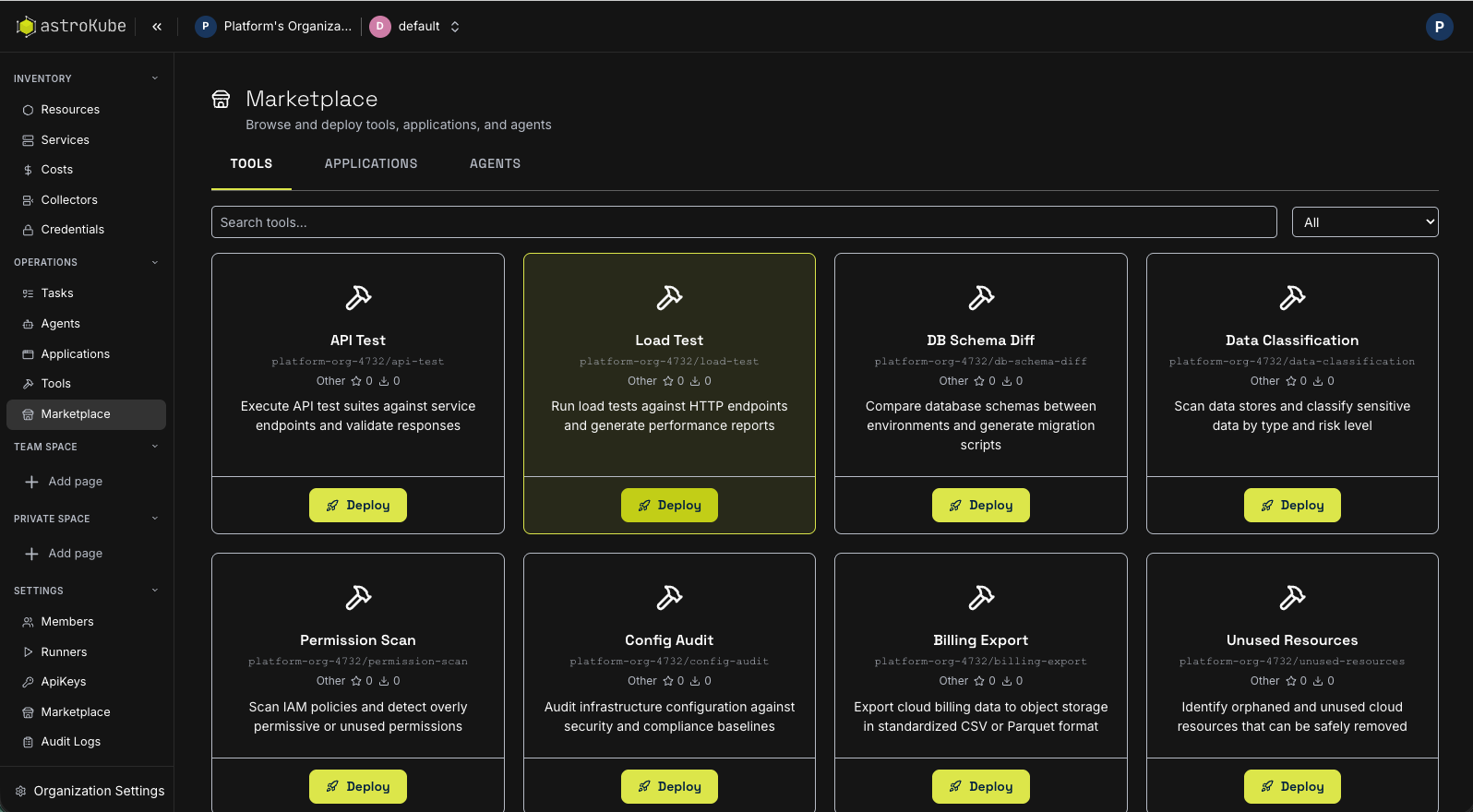 AI Augmentation dashboard